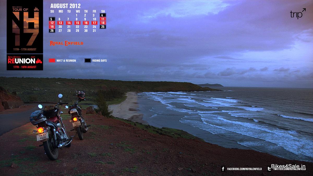 Royal Enfield Calendar August 2012